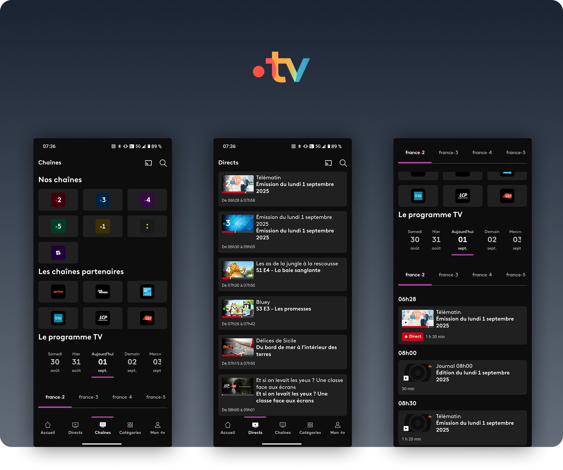 France.tv - Projet 3